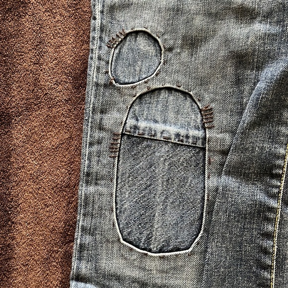 Paper Denim & Cloth Boot Cut patches Jeans Size 29 - Picture 2 of 4